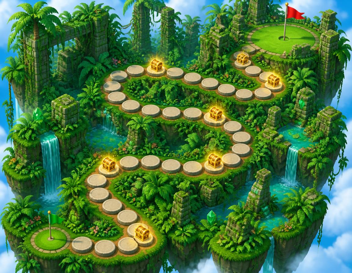 Emerald Jungle — an Adventure world in the Kid Friendly Golf Passport