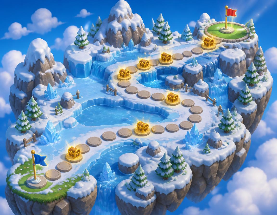 Frostlink Peaks — an Adventure world in the Kid Friendly Golf Passport