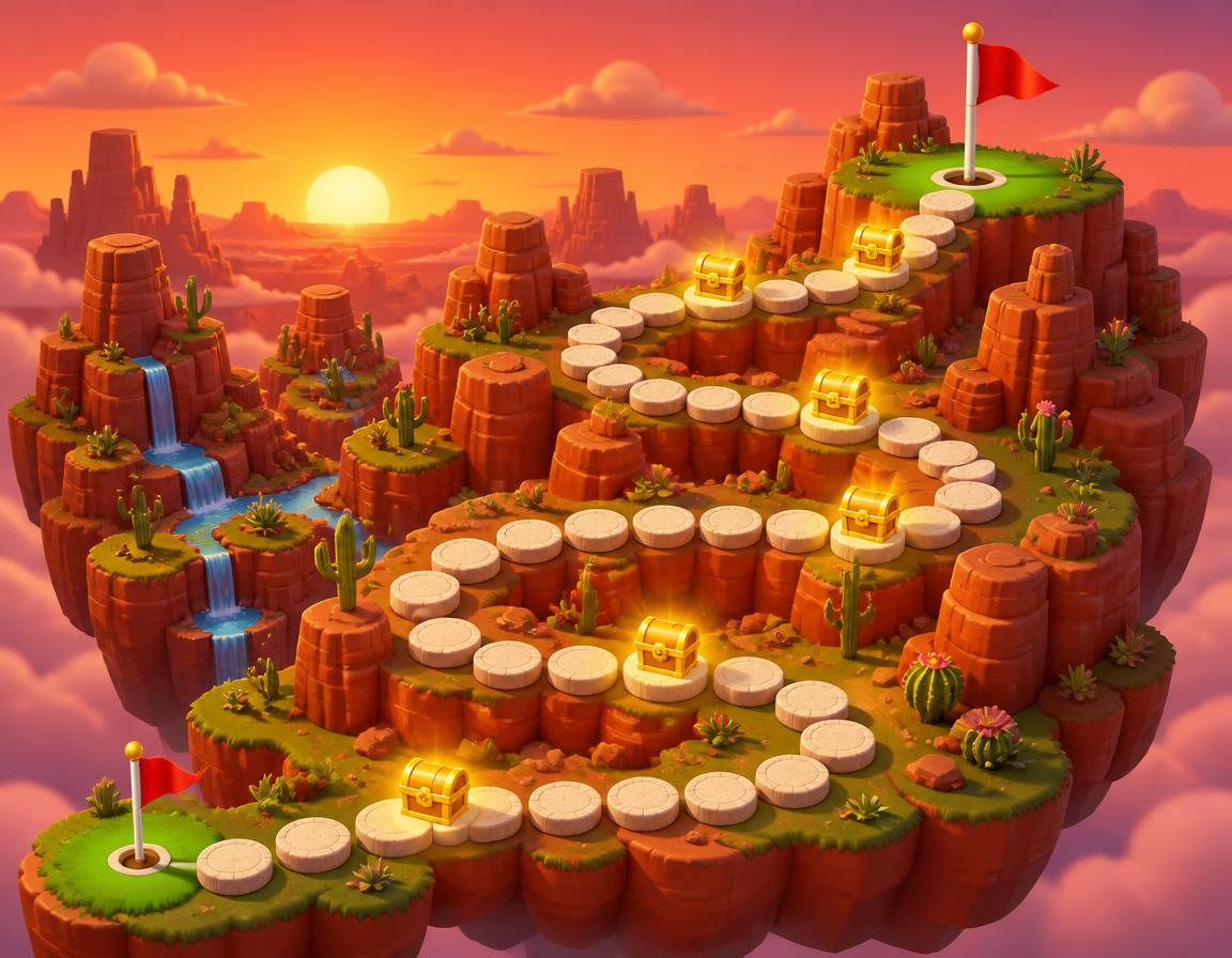Sunset Canyon — an Adventure world in the Kid Friendly Golf Passport