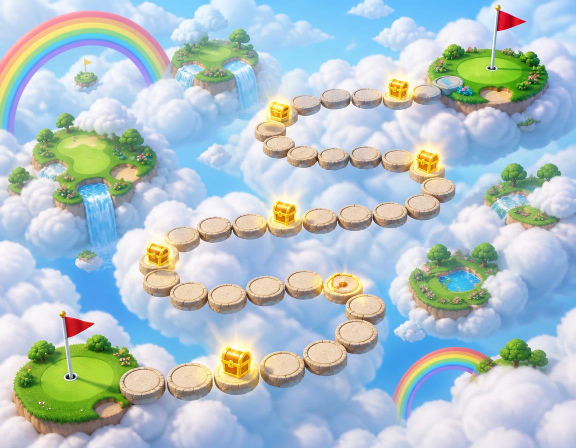 Cloud Nine — an Adventure world in the Kid Friendly Golf Passport