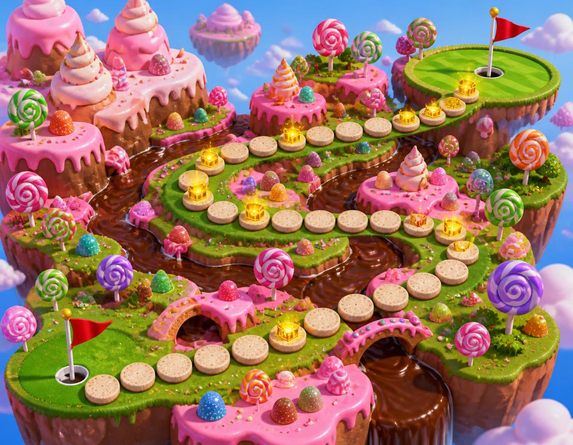 Candy Fairways — an Adventure world in the Kid Friendly Golf Passport